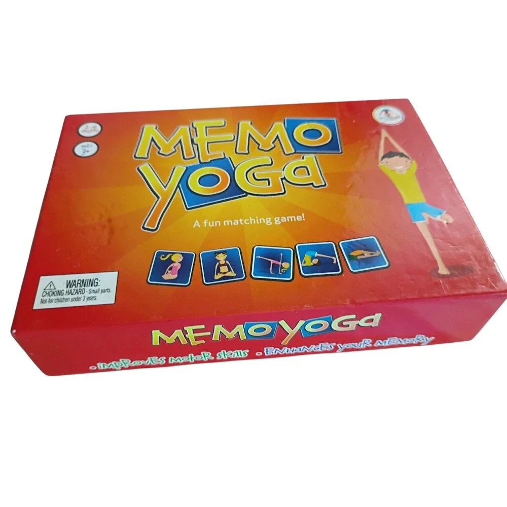Upside Down Games Memo Yoga Matching Game Kids Educational Memory 36 Cards 2010